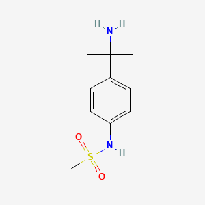 N-[4-(2-aminopropan-2-yl)phenyl]methanesulfonamide