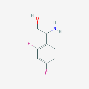 molecular formula C8H9F2NO B1316205 2-氨基-2-(2,4-二氟苯基)乙醇 CAS No. 872574-40-8