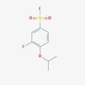 3-Fluoro-4-(propan-2-yloxy)benzene-1-sulfonyl fluoride