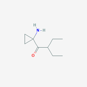 1-(1-Aminocyclopropyl)-2-ethylbutan-1-one