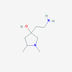 3-(2-Aminoethyl)-1,5-dimethylpyrrolidin-3-OL