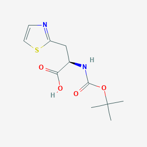 (2R)-2-{[(tert-butoxy)carbonyl]amino}-3-(1,3-thiazol-2-yl)propanoic acid