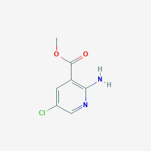 molecular formula C7H7ClN2O2 B1316219 2-氨基-5-氯烟酸甲酯 CAS No. 50735-33-6