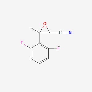 3-(2,6-Difluorophenyl)-3-methyloxirane-2-carbonitrile