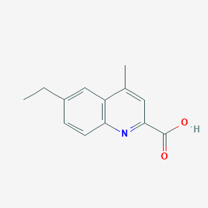 6-Ethyl-4-methylquinoline-2-carboxylic acid