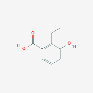molecular formula C9H10O3 B1316228 2-乙基-3-羟基苯甲酸 CAS No. 168899-32-9