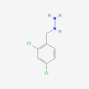 molecular formula C7H8Cl2N2 B1316229 2,4-二氯苄基肼 CAS No. 51421-37-5