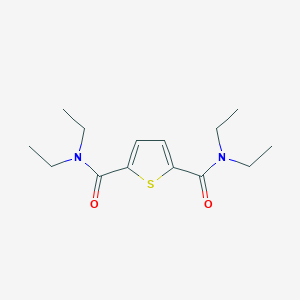 molecular formula C14H22N2O2S B1316230 N,N,N',N'-四乙基噻吩-2,5-二甲酰胺 CAS No. 255850-29-4