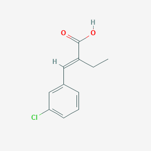 (2E)-2-[(3-Chlorophenyl)methylidene]butanoic acid