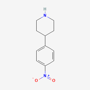 molecular formula C11H14N2O2 B1316232 4-(4-硝基苯基)哌啶 CAS No. 26905-03-3