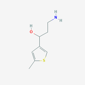 3-Amino-1-(5-methylthiophen-3-yl)propan-1-ol