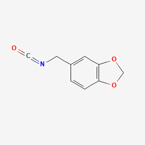 B1316237 5-(isocyanatomethyl)-2H-1,3-benzodioxole CAS No. 71217-46-4