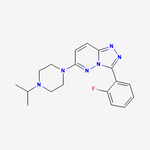 3-(2-Fluorophenyl)-6-(4-isopropylpiperazin-1-yl)-[1,2,4]triazolo[4,3-b]pyridazine