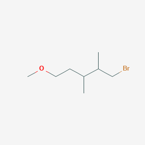 1-Bromo-5-methoxy-2,3-dimethylpentane