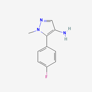 5-(4-fluorophenyl)-1-methyl-1H-pyrazol-4-amine