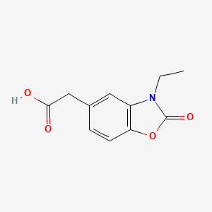 2-(3-Ethyl-2-oxo-2,3-dihydro-1,3-benzoxazol-5-yl)acetic acid