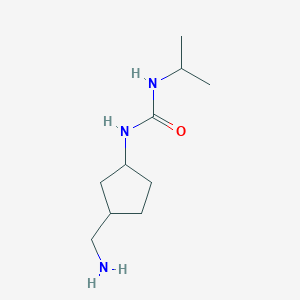 1-[3-(Aminomethyl)cyclopentyl]-3-(propan-2-yl)urea