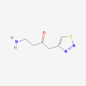 4-Amino-1-(1,2,3-thiadiazol-4-yl)butan-2-one