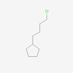 molecular formula C9H17Cl B13162427 (4-Chlorobutyl)cyclopentane 