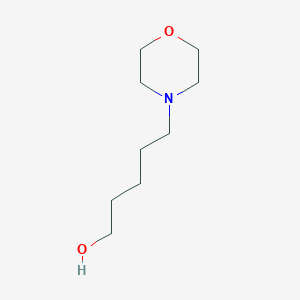 molecular formula C9H19NO2 B1316244 5-(吗啉-4-基)戊醇 CAS No. 4344-62-1