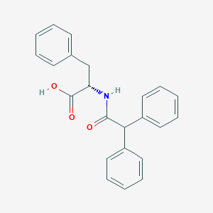 (2S)-2-(2,2-diphenylacetamido)-3-phenylpropanoic acid