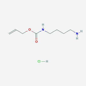 molecular formula C8H17ClN2O2 B1316250 N-Alloc-1,4-丁二胺盐酸盐 CAS No. 1049722-10-2