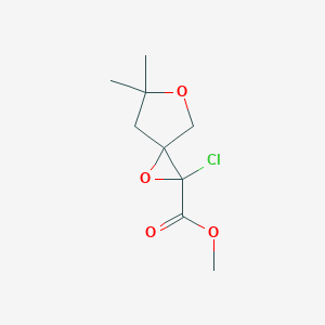 Methyl 2-chloro-6,6-dimethyl-1,5-dioxaspiro[2.4]heptane-2-carboxylate