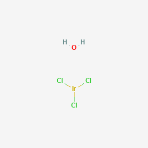 molecular formula Cl3H2IrO B1316252 三氯化铱水合物 CAS No. 14996-61-3