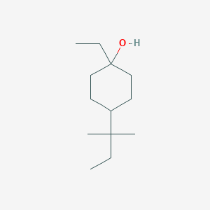 1-Ethyl-4-(2-methylbutan-2-yl)cyclohexan-1-ol