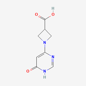 1-(6-Oxo-1,6-dihydropyrimidin-4-yl)azetidine-3-carboxylic acid