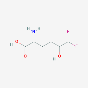 2-Amino-6,6-difluoro-5-hydroxyhexanoic acid