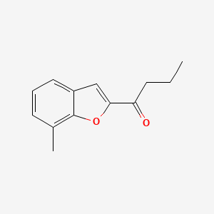 1-(7-Methyl-1-benzofuran-2-yl)butan-1-one