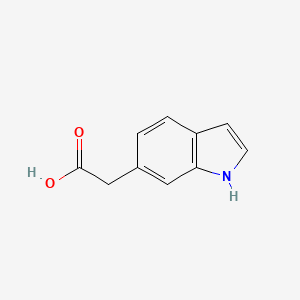 molecular formula C10H9NO2 B1316258 2-(1H-吲哚-6-基)乙酸 CAS No. 39689-58-2