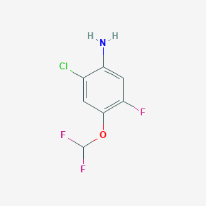 2-Chloro-4-(difluoromethoxy)-5-fluoroaniline