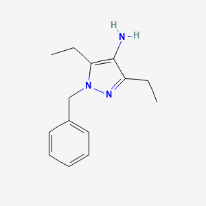 1-Benzyl-3,5-diethyl-1H-pyrazol-4-amine