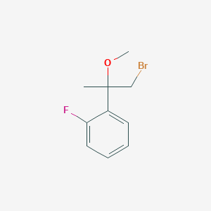 1-(1-Bromo-2-methoxypropan-2-yl)-2-fluorobenzene