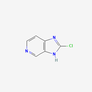 molecular formula C6H4ClN3 B1316263 2-氯-3H-咪唑并[4,5-c]吡啶 CAS No. 760912-66-1