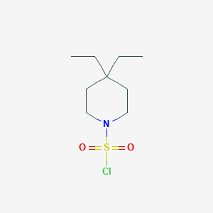 4,4-Diethylpiperidine-1-sulfonyl chloride