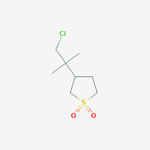 3-(1-Chloro-2-methylpropan-2-yl)tetrahydrothiophene 1,1-dioxide