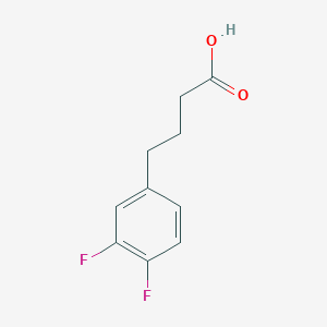 molecular formula C10H10F2O2 B1316268 4-(3,4-二氟苯基)丁酸 CAS No. 136295-00-6