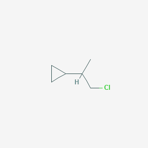 (1-Chloropropan-2-YL)cyclopropane