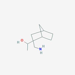 1-[2-(Aminomethyl)bicyclo[2.2.1]heptan-2-YL]ethan-1-OL