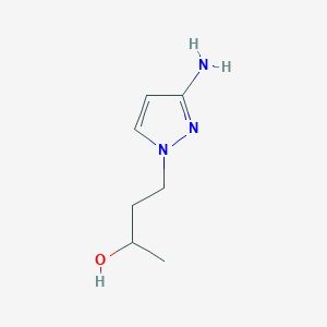 4-(3-amino-1H-pyrazol-1-yl)butan-2-ol