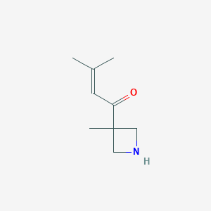 3-Methyl-1-(3-methylazetidin-3-yl)but-2-en-1-one