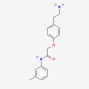 molecular formula C17H20N2O2 B13162792 2-[4-(2-aminoethyl)phenoxy]-N-(3-methylphenyl)acetamide 