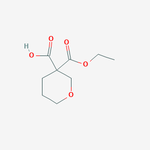 3-(Ethoxycarbonyl)oxane-3-carboxylic acid