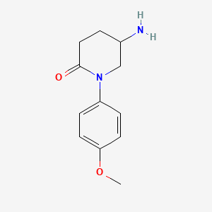 5-Amino-1-(4-methoxyphenyl)piperidin-2-one