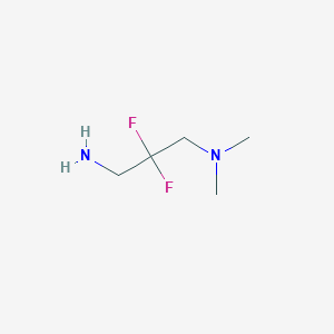 (3-Amino-2,2-difluoropropyl)dimethylamine