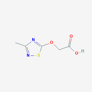 Acetic acid, 2-[(3-methyl-1,2,4-thiadiazol-5-yl)oxy]-