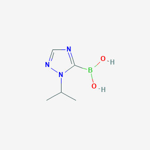 molecular formula C5H10BN3O2 B13162911 (1-Isopropyl-1H-1,2,4-triazol-5-yl)boronicacid 